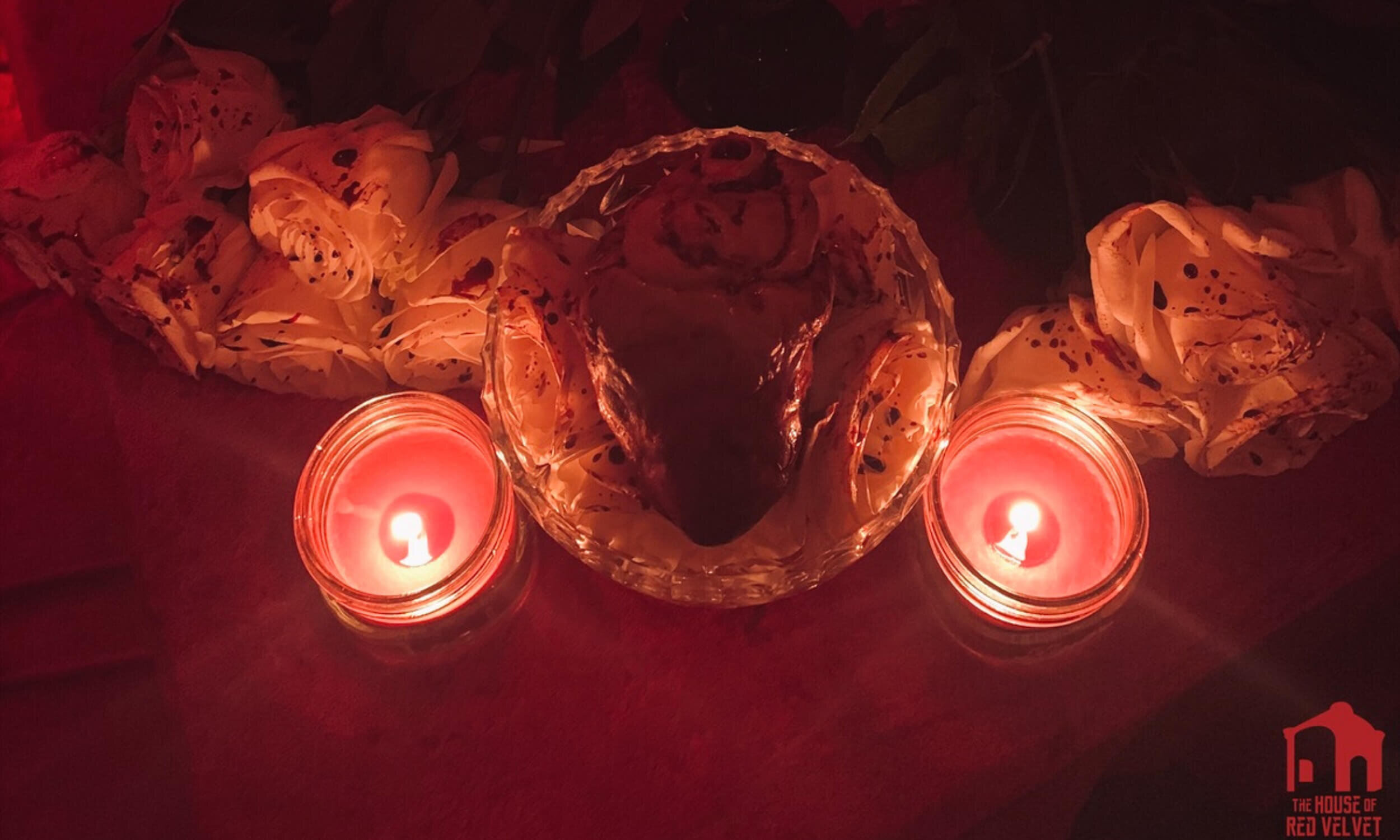 Blood heart for The Birth of The House of Red Velvet. We are a surrealistic euphoric dark art production.