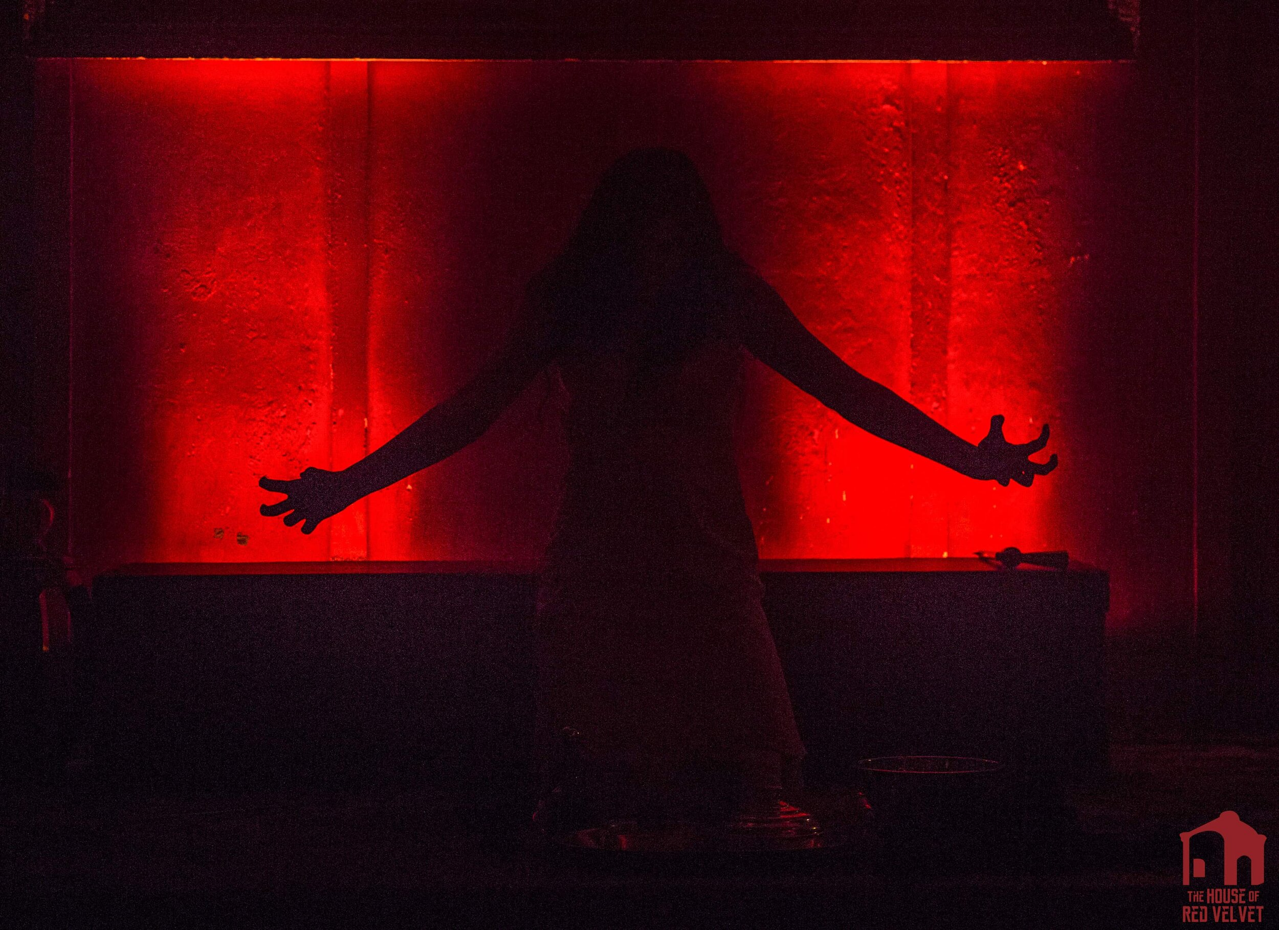 The House of Red Velvet live at Bar Lubitsch in Los Angeles, California.