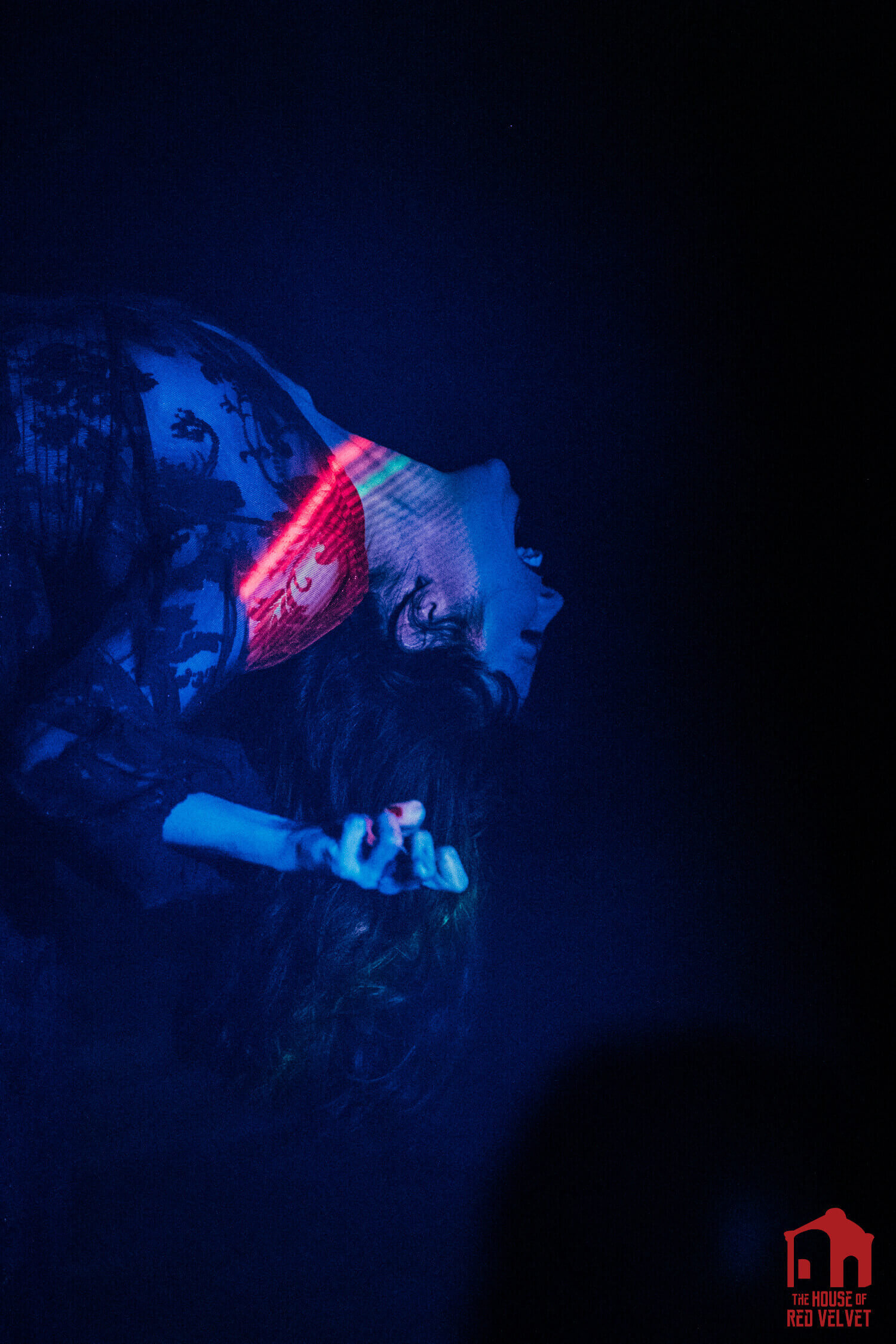 The House of Red Velvet Dark Art Photography in Ego Death. 