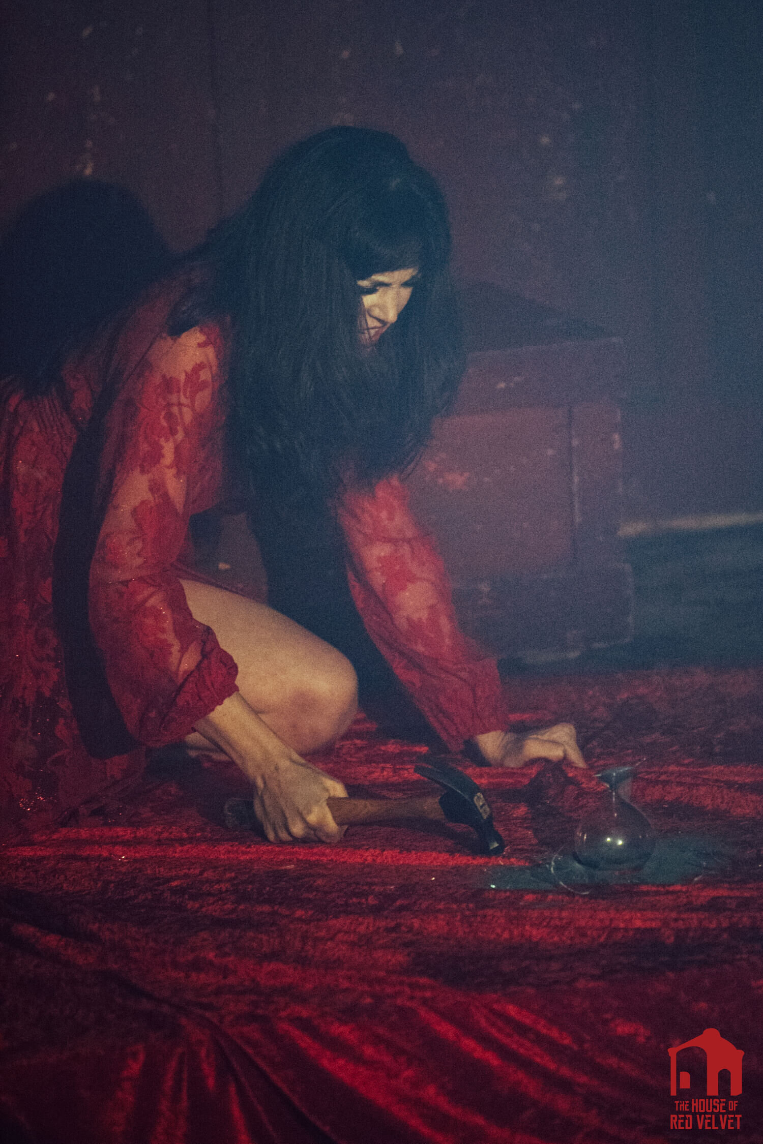 The House of Red Velvet. Ego Death. Hammer and a heart. 