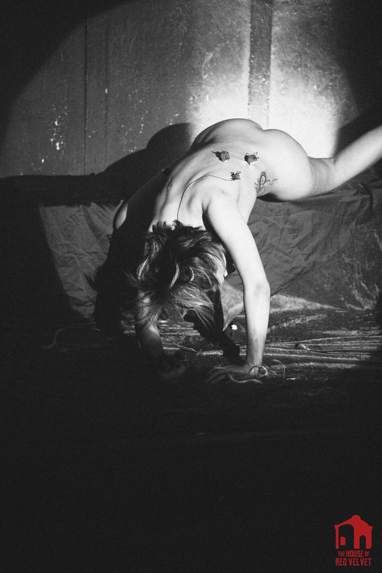 The House of Red Velvet Dancer in a torture dance.